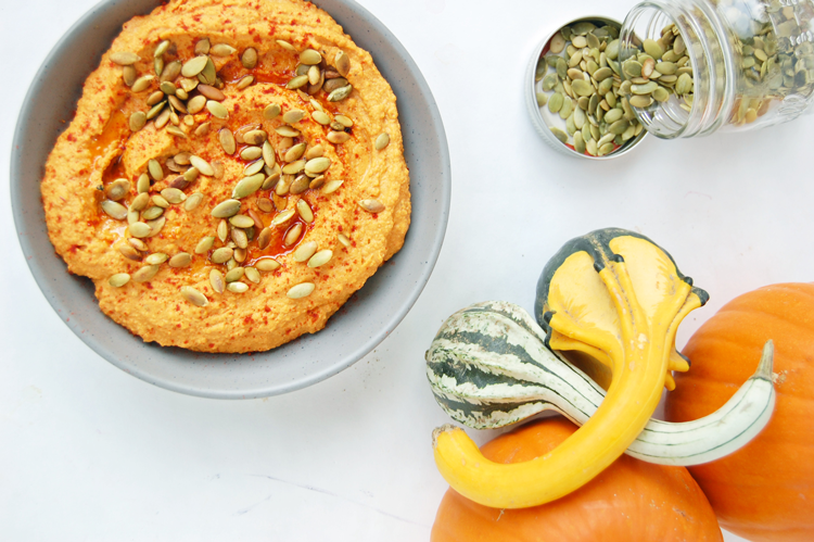 Chipotle Pumpkin Hummus | Are You Kitchen Me?!